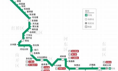 天津地铁4号线_天津地铁4号线线路图